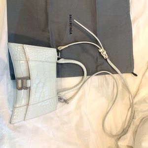 Balenciaga Hourglass White bag/purse